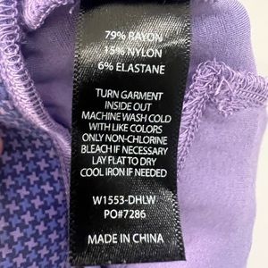 Betabrand DPYP purple houndstooth medium petite